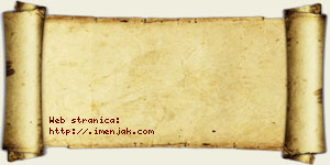 David Jovanić vizit kartica